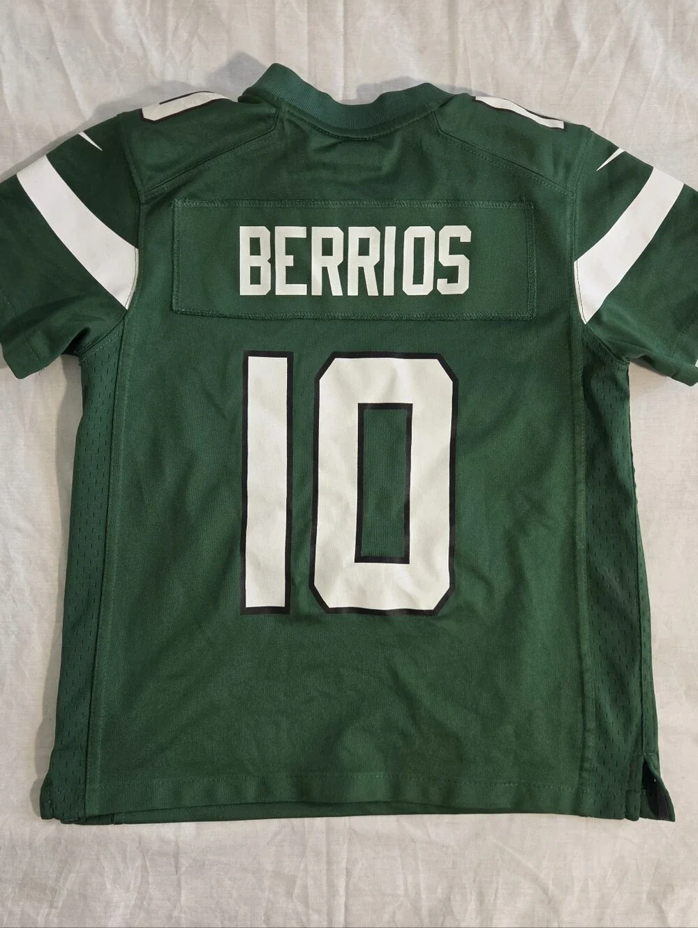 Nike New York Jets Jersey Green #10 Braxton Berrios NFL Football